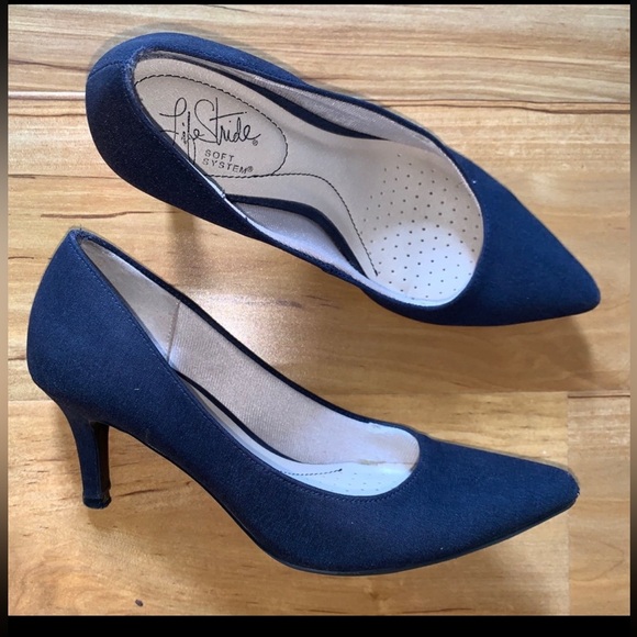 Life Stride Shoes - Life Stride Womens Navy Pumps